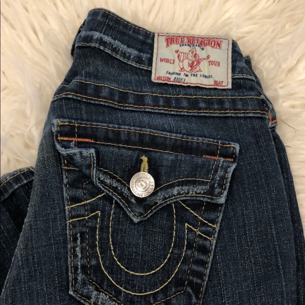 True Religion distressed Becky jeans